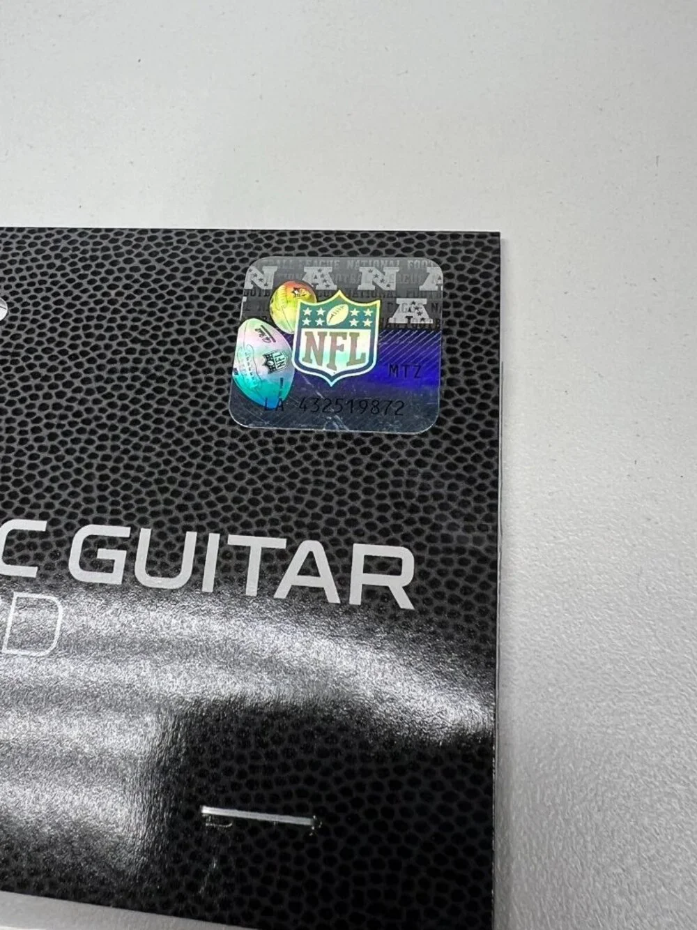 Atlanta Falcons Guitar Pick Guard Cover Woodrow Music NFL Official Merch